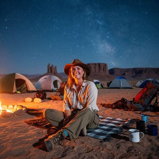 Скальный массив с яркими оттенками на фоне голубого неба.